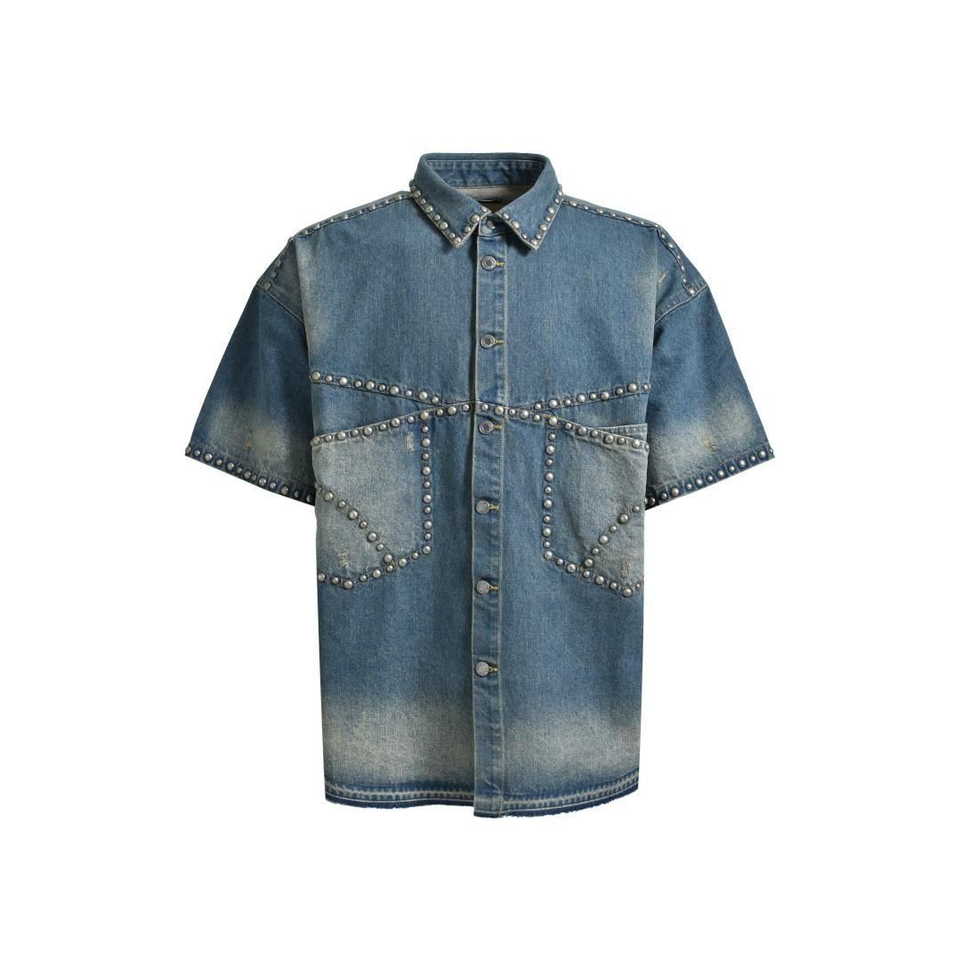 BREATH|֥쥹 SUICIDE STUDS DENIM SHIRT / INDIGO (BR25SS-S2005)