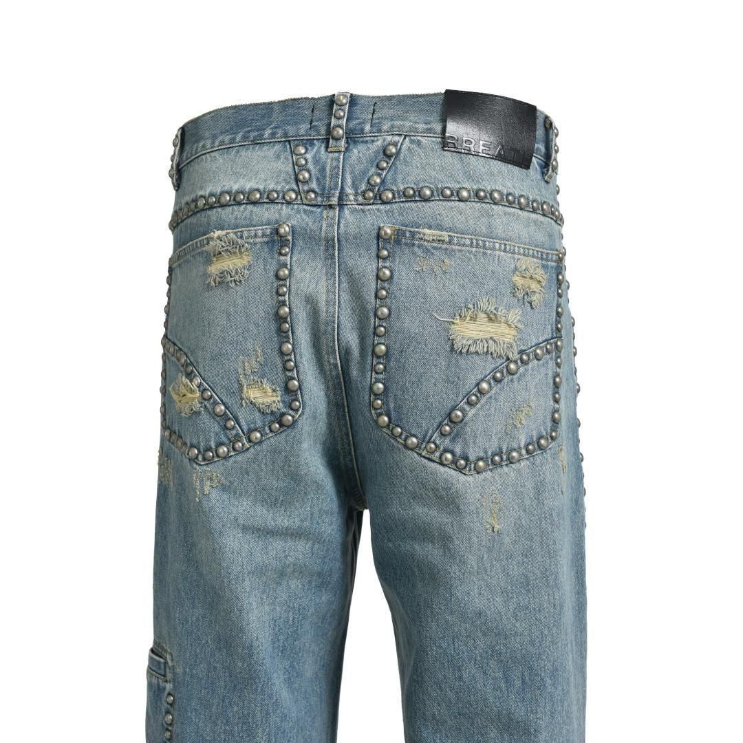 パンツ BREATH Suicide Studs Wide Denim Pants BREATH - 【残り一点】Suicide Studs Wide Denim Pants