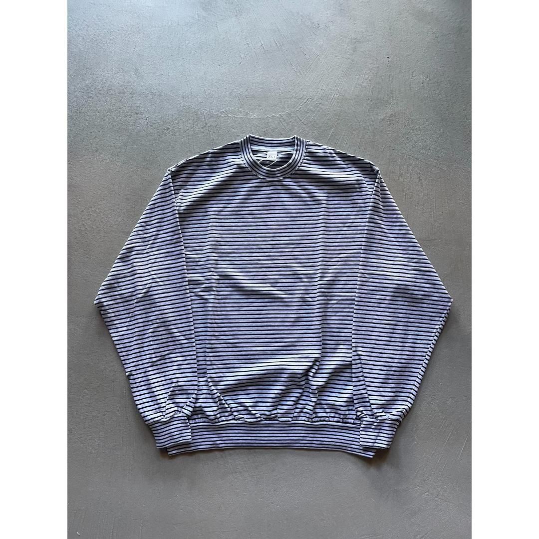 ES.1|  BORDER LS T-SHIRTS ASH  (T004)