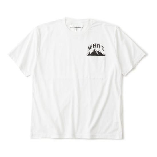 white mountaineering|ۥ磻ȥޥƥ˥ MOUNTAIN POCKET T-SHIRT WHITE (WM2571523)