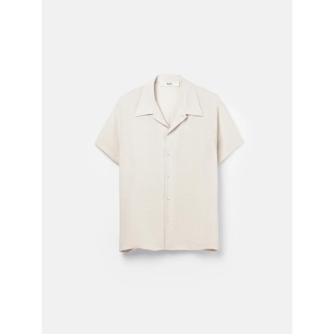 Sefr (ե) Mael Shirt OFF WHITE  CREPE (SF-25SSM-035)