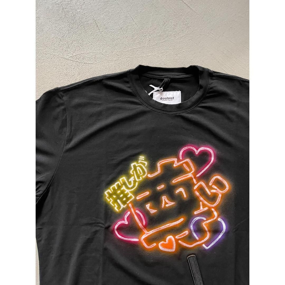 doublet|ダブレット BIG FAN-SERVICE NEON PAINT T-SHIRT