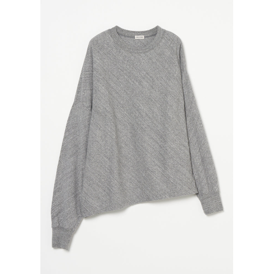 INSCRIRE ڥ󥹥ꥢLong Sleeve Raffi Jersey Asymmetry GREY (IC251DAI25SSCUT2)