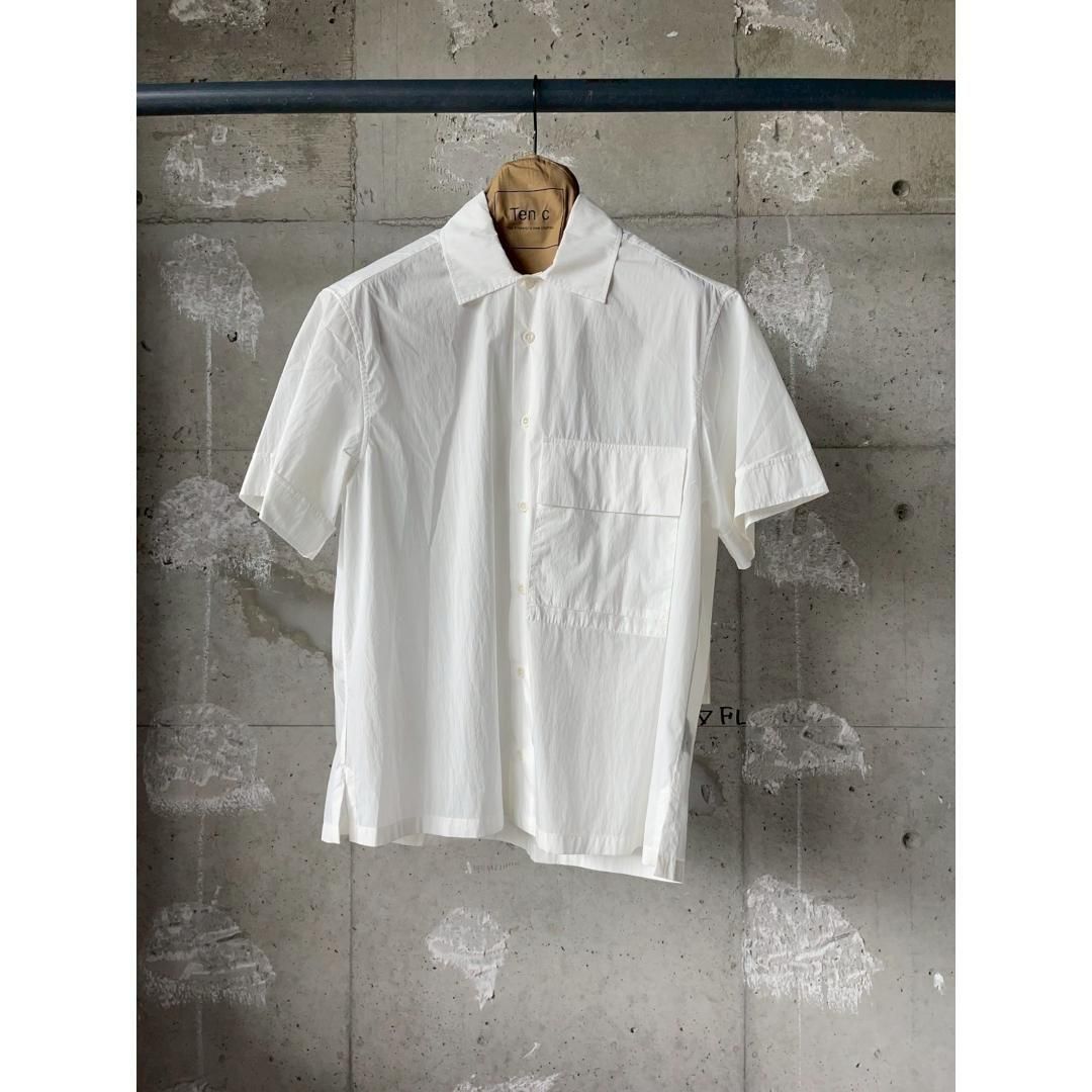 Ten C|ƥ󥷡 PIECE DYED COTTON POPLIN SHIRT WHITE (25CTCUS02002-006867)  