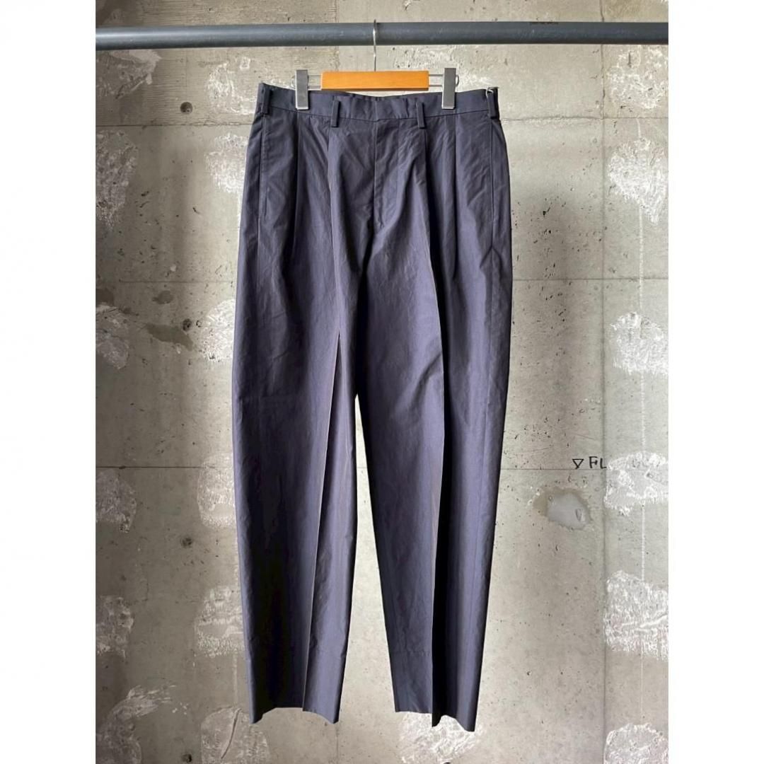 HEUGN【ユーゲン】 Geoge COTTON POPLIN NAVY (TROUSER080)