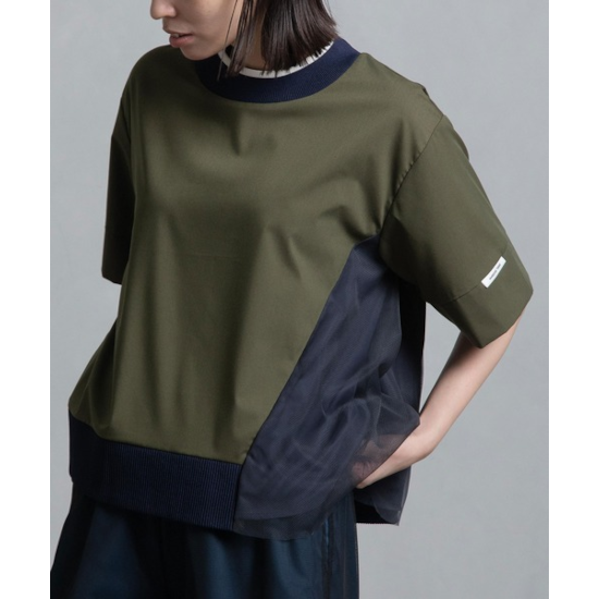 MARECHAL TERRE 【マルシャルテル】 リブチュールトップス KHAKI