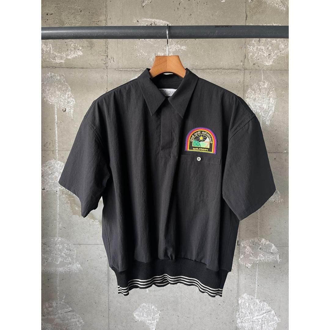 DAIRIKU25SS Embroidary H-S rib shirt