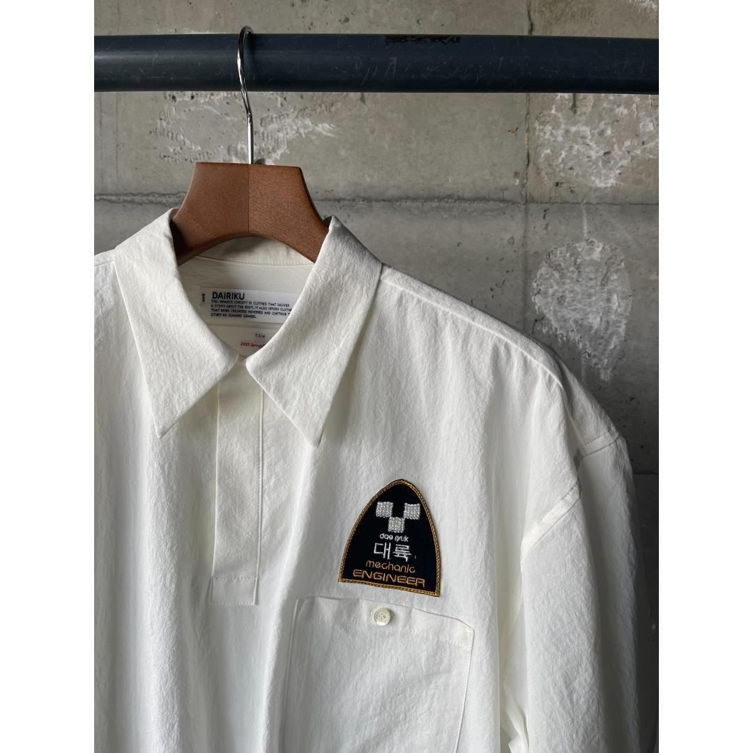 トップス DAIRIKU25SS Embroidary H-S rib shirt Embroidary H-S Rib Shirt - DAIRIKU MENS｜Official Online