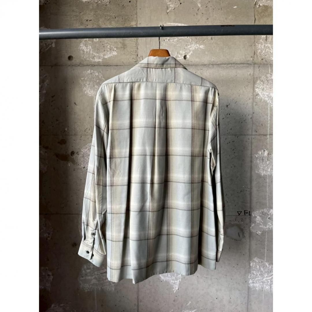 SUGARHILL【シュガーヒル】 OMBRE PLAID OPEN COLLAR SHIRT