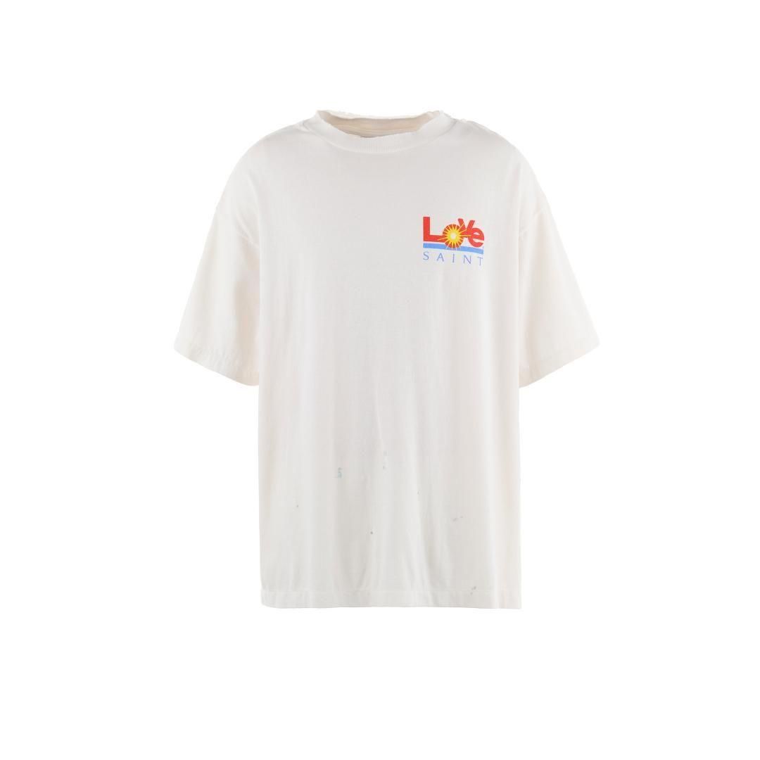 SAINT Mxxxxxx ڥ ޥ SS TEE / LOVE / WHITE (SM-HR8-0000-024) 
