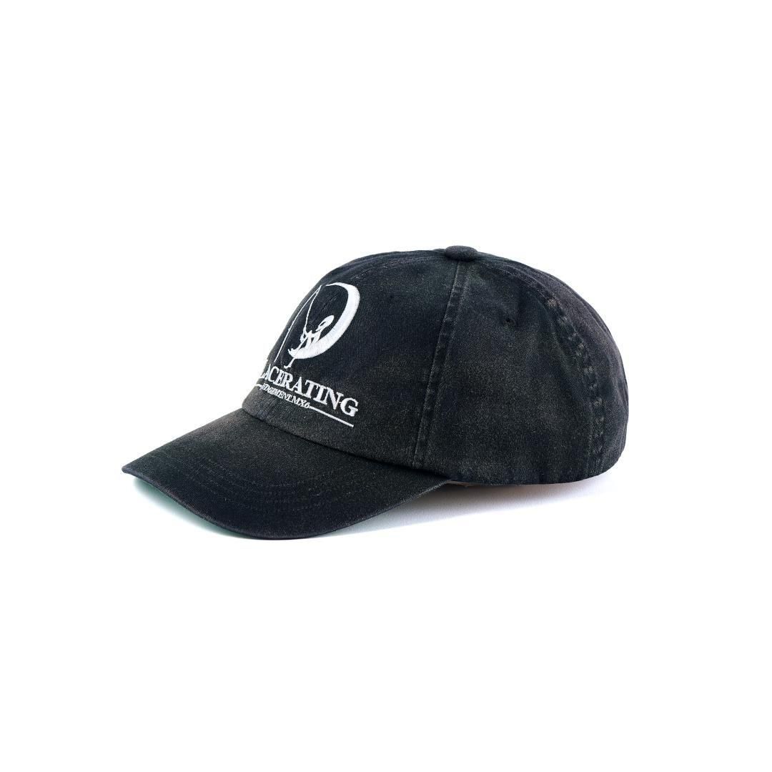 SAINT Mxxxxxx ڥ ޥ 6 PANEL CAP / LACERATING / BLACK (SM-HR8-0000-077) 