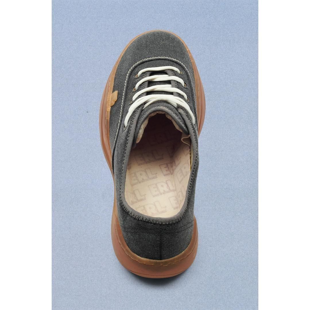 ERL 【イーアールエル】 CAMINO LOW SKATE SNEAKERS BLACK (10SH01)