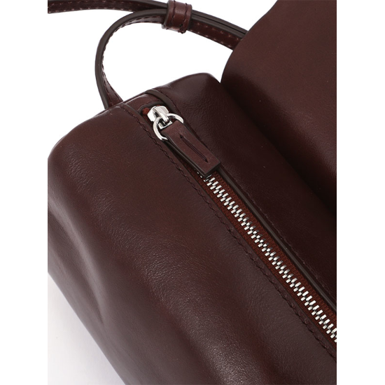 ETRE【エトレ】レザーミニフラップバッグ BROWN (1225270100-0)