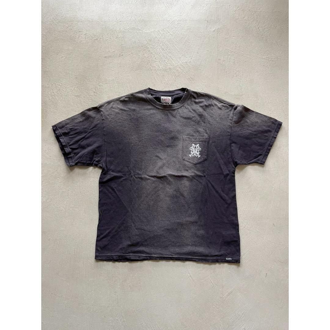  KAMIYA|ߥ  ROSE Distressed Pocket Tee BLACK (G14TS079) 