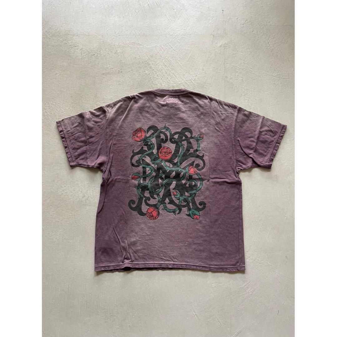 KAMIYA|カミヤ ROSE Distressed Pocket Tee BROWN (G14TS079)