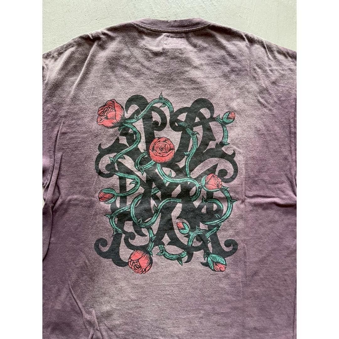 KAMIYA|カミヤ ROSE Distressed Pocket Tee BROWN (G14TS079)