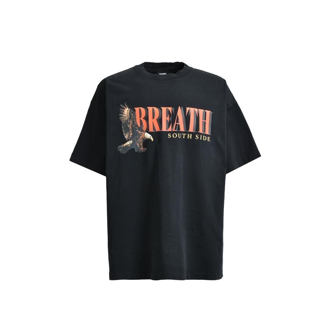 BREATH|֥쥹 MOTOR EAGLE LOGO TEE / BLACK (BR25SS-C5023)