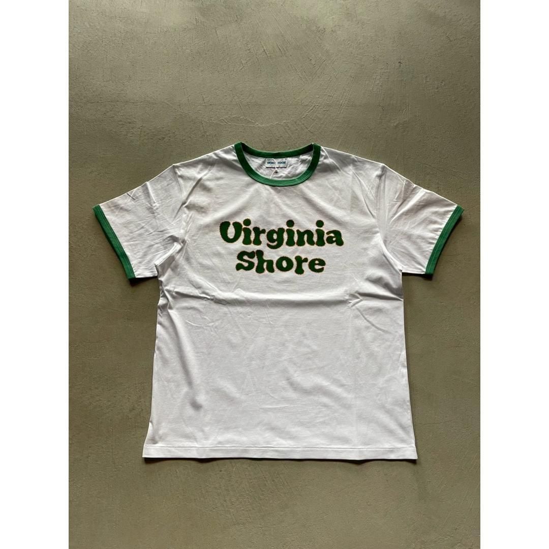 WOKE EDGE|å  Virginia Shore Ringer Tee  GREEN  (2511-15913-0043003) (0043004) 