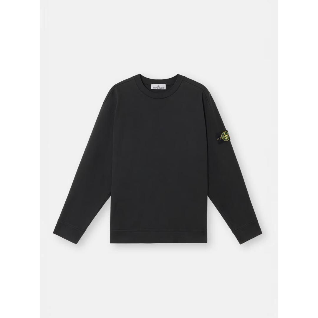 STONE ISLAND|ストーンアイランド HEAVY COTTON JERSEY BLACK STONE ISLAND|ストーンアイランド HEAVY COTTON JERSEY BLACK
