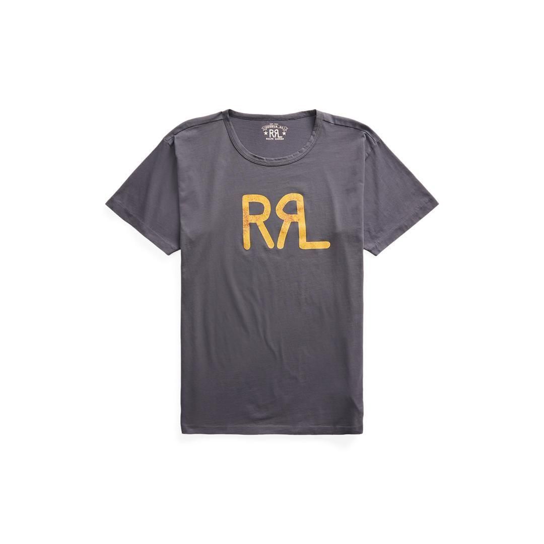 RRL|֥륢륨   Logo Jersey T-Shirt BLACK (MNRRTSH1N820058) 