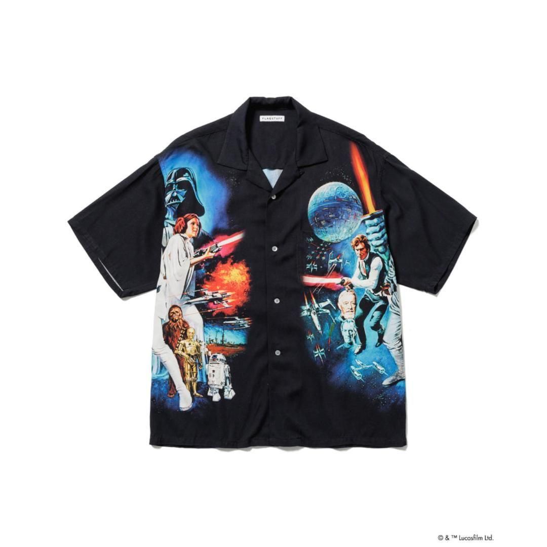 F-LAGSTUF-Fڥե饰åա EP4 S/S SHIRTS  BLACK (FS1733)