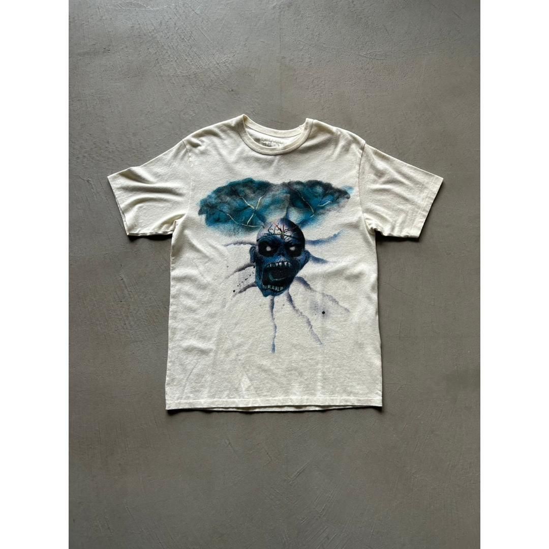  ERL| 륨  UNISEX SKULL T-SHIRT KNIT / SKULL PRINT (ERL10T011) 