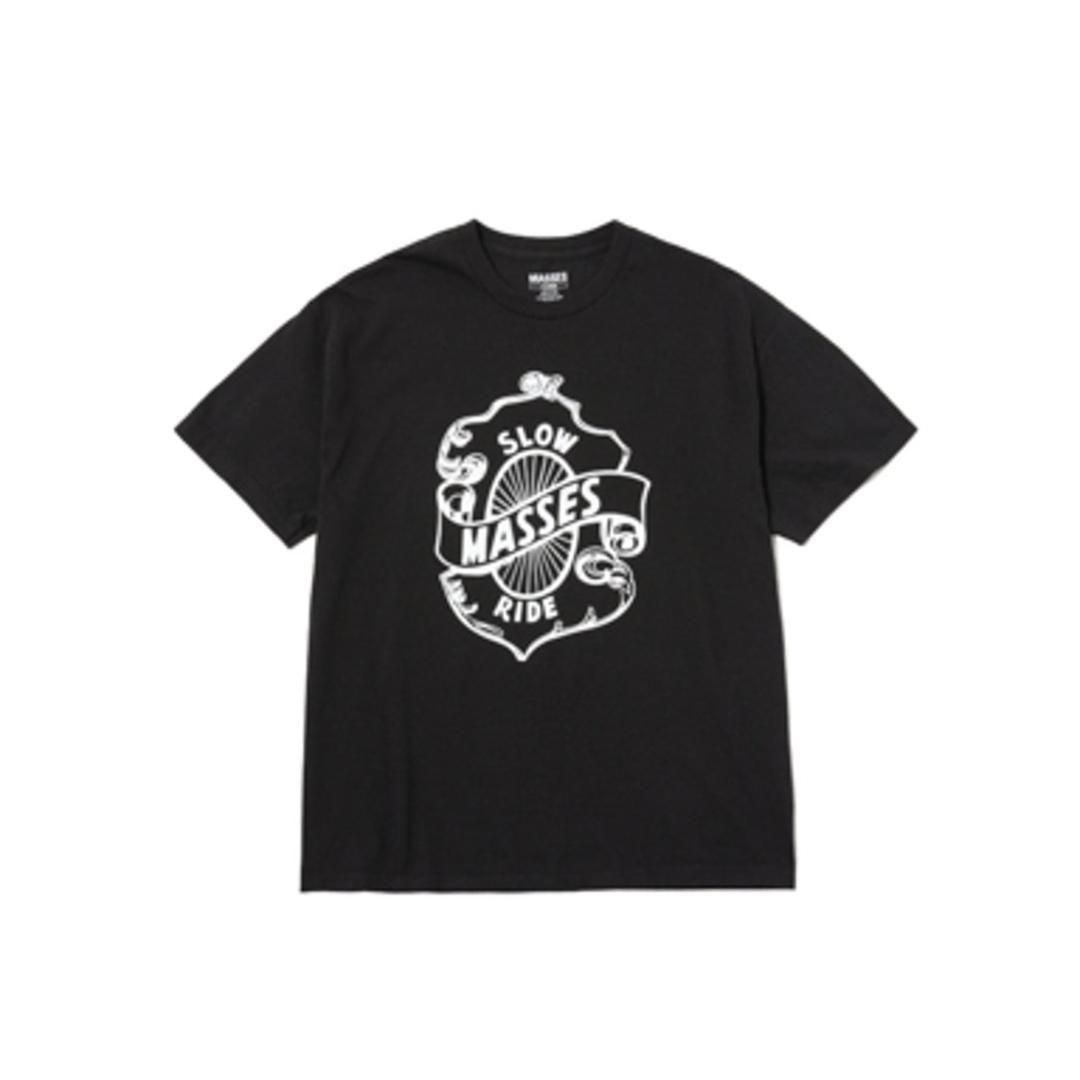 MASSESڥޥ T-SHIRT SLOW RIDE BLACK (1251035024)(1251035025)