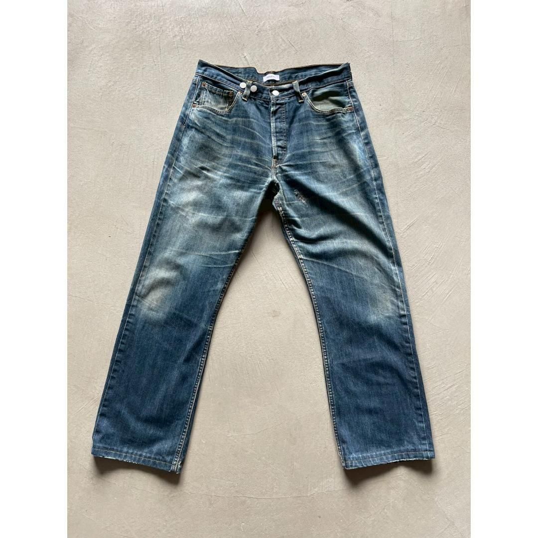 BASICKS|١å BASICKS x Vintage Levi's Heart Pocket Damage Denim USED (S-0601LV)