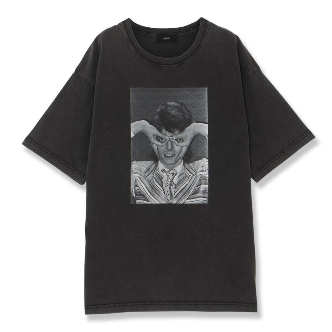 U/MUSIC ڥ桼ߥ塼å DAVID BOWIE PHOTO SS TEE / BLACK (UM-HR8-0000-002)