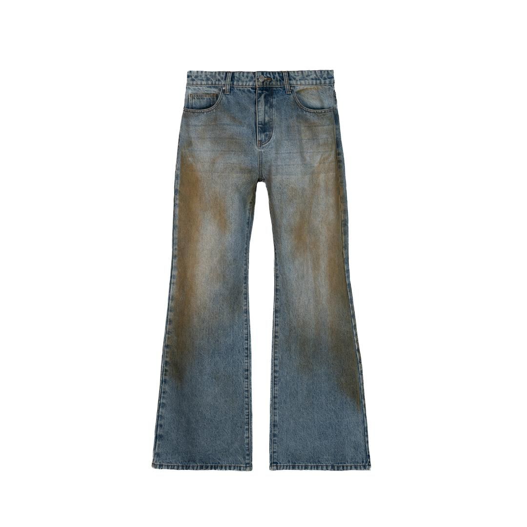 Basketcse | Хåȥ    LAX FLAIR denim mud wash BLUE/DIRT 