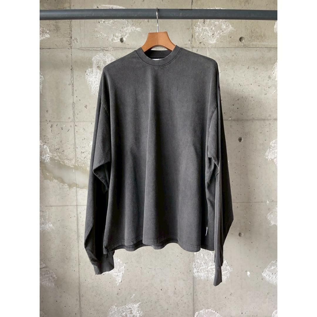 BASICKS | ١å   LARGE FIT VINTAGE LONG SLEEVE T-SHIRT BLACK (S3.5-0515)