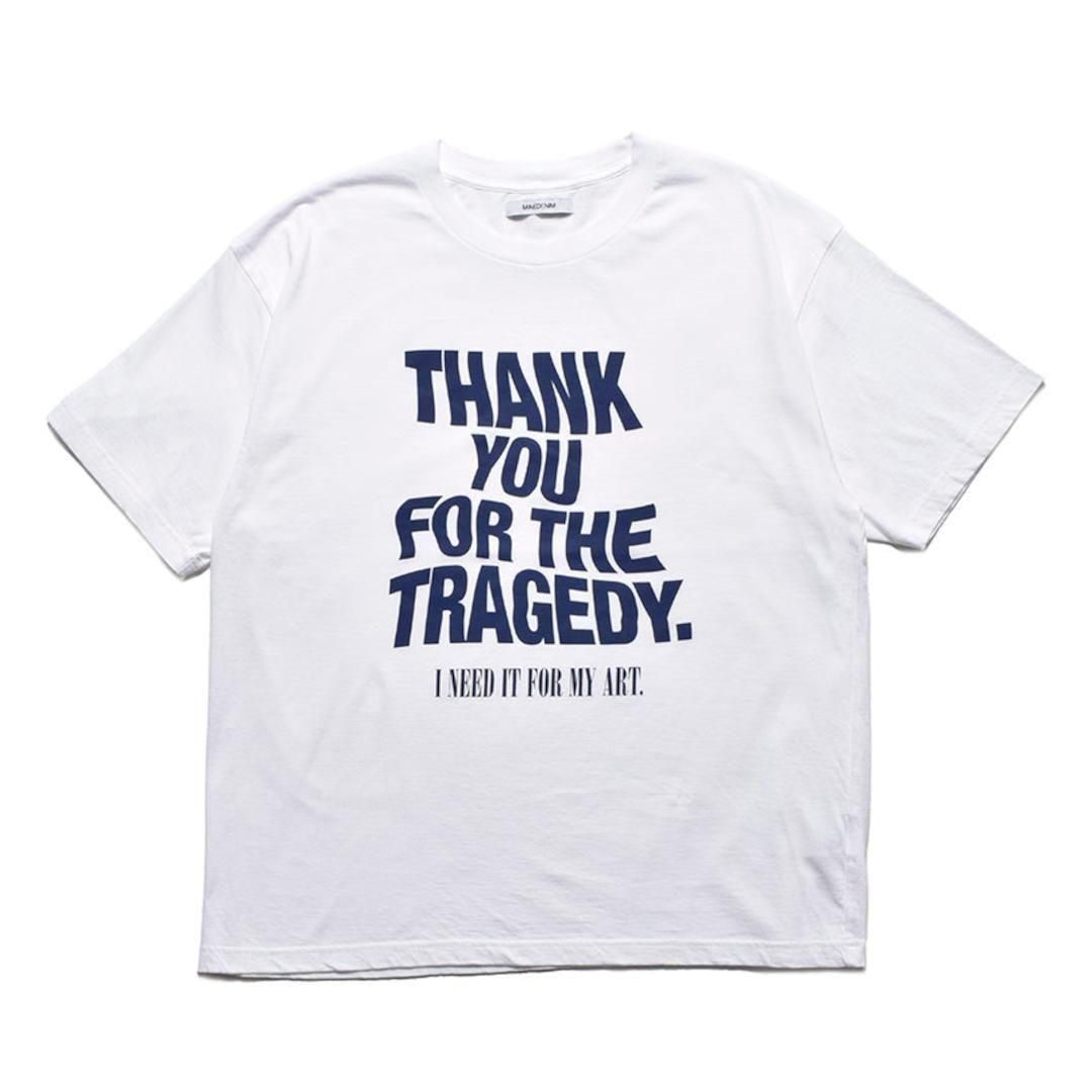 MINEDENIM ڥޥǥ˥ THANK YOU FOR THE TRAGEDY T-SH WHITE (2505-4002)