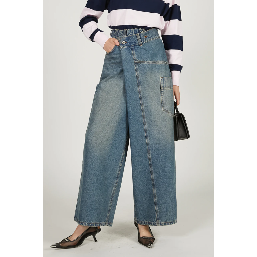 PRANK PROJECT ڥץ󥯥ץȡDeformed Baggy Denim Pants  BLUE (31251466118)