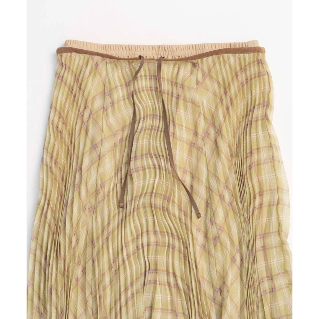 スカート MAISON SPECIAL Circular Pleated Plaid SK Circular Pleated Plaid Skirt
