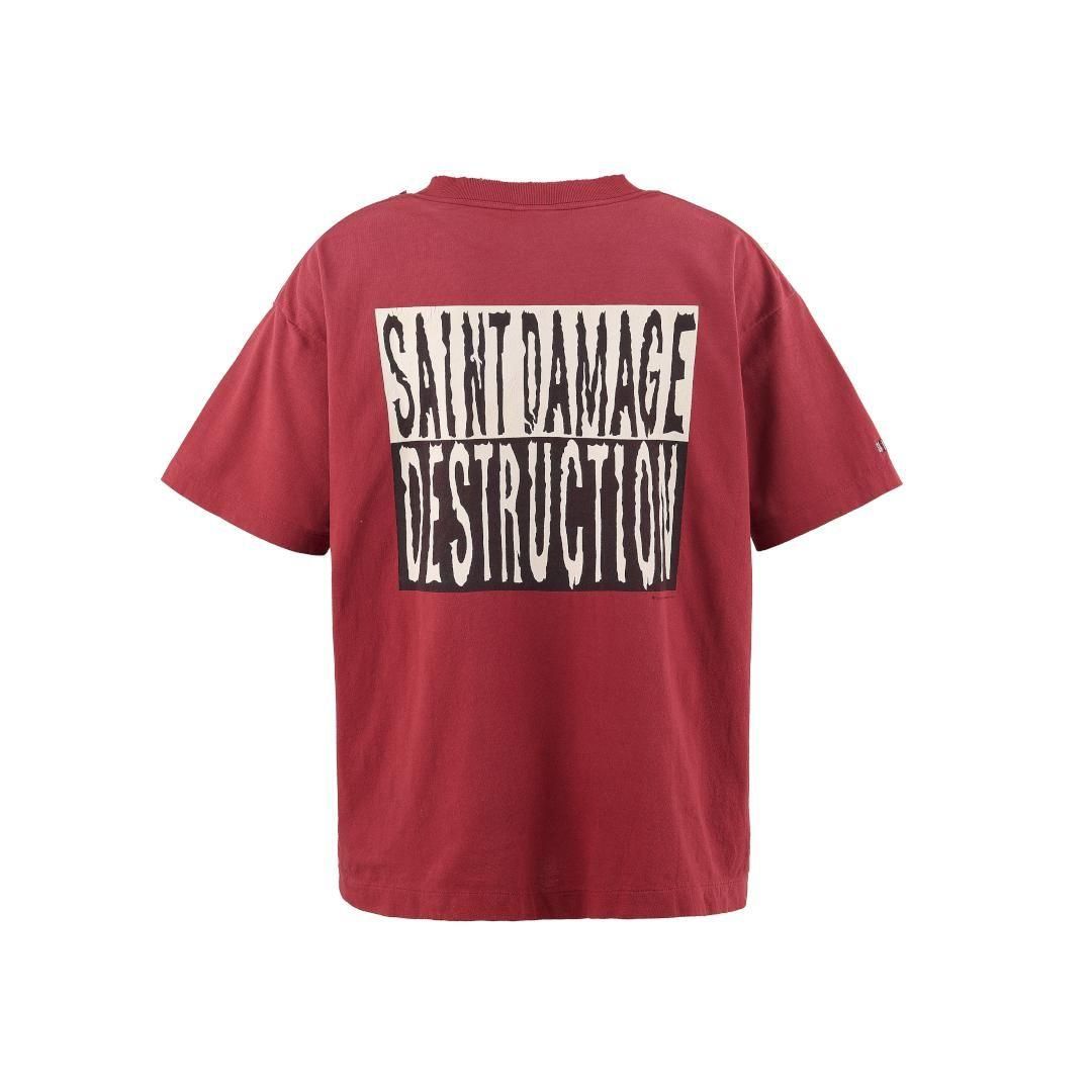 【新品】 L セントマイケル 新作Tシャツ ？ / BURGUNDY jisoiiFArs7G.jpg?width=768