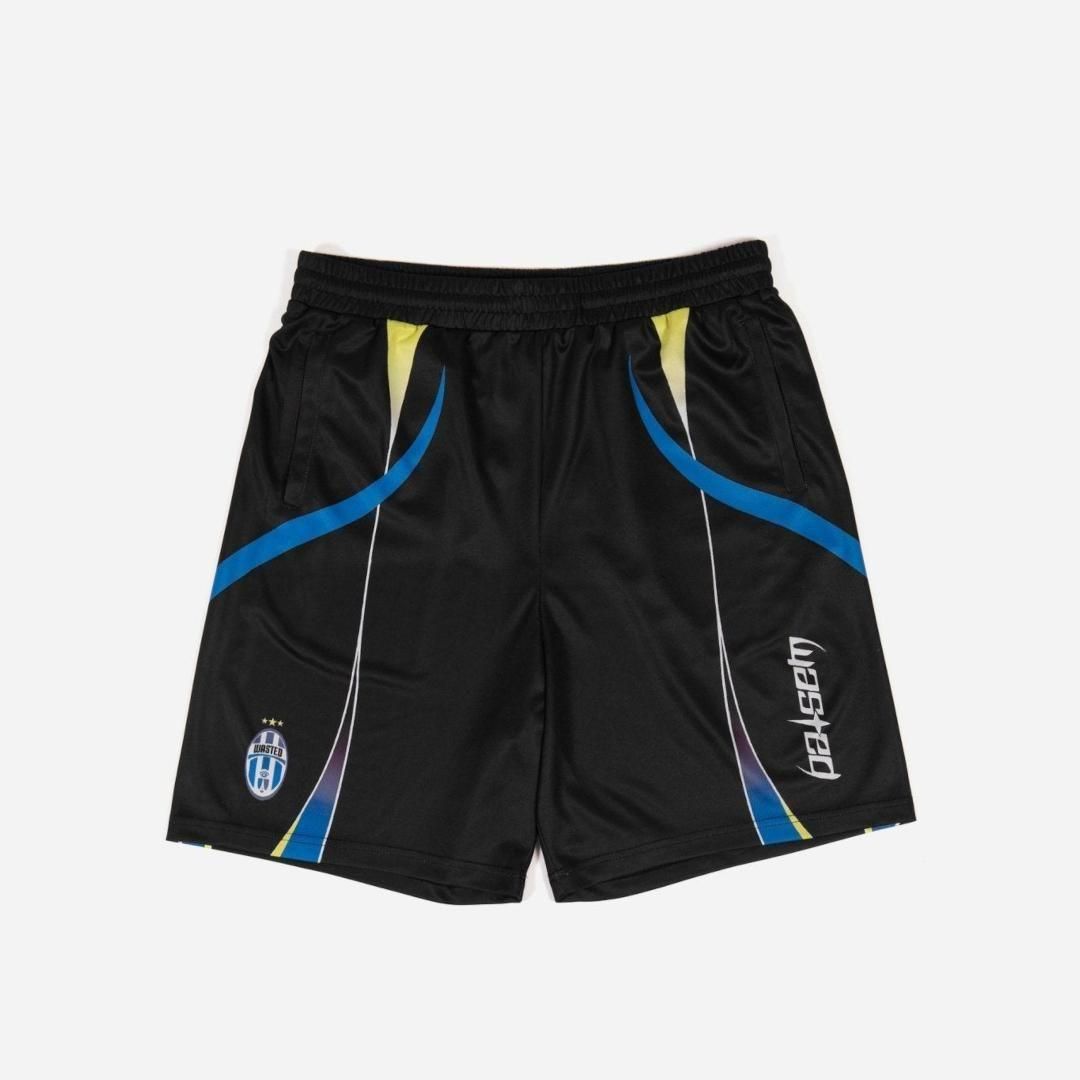 WASTED PARIS | ƥå ѥꥹ Ambrosiana Football Shorts BLACK (2512-07217-0020002) (0020003)