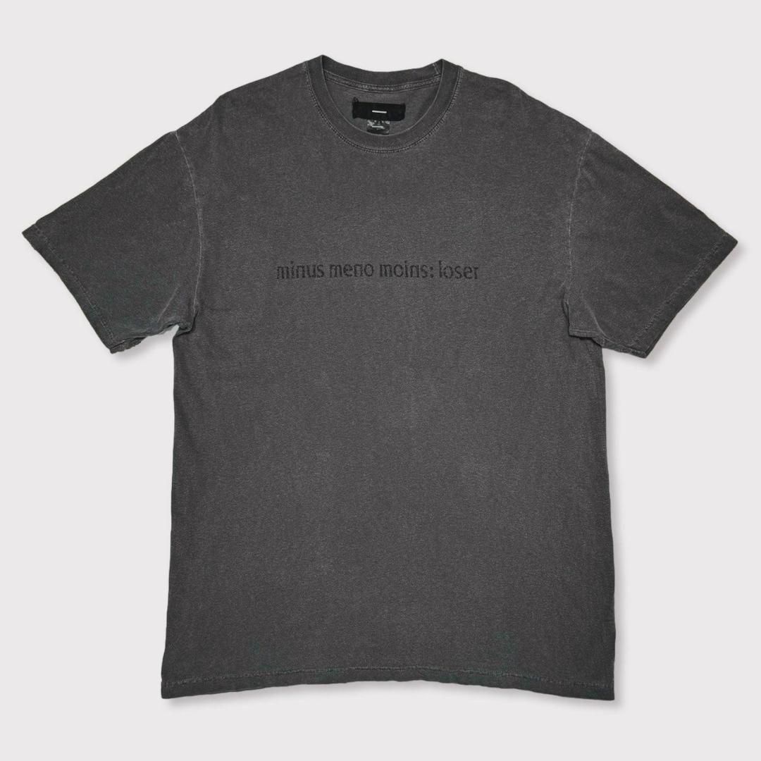 MINUS | ޥʥ  Bootleg Tee (LOSER) 10YEARS BLACK (M-P1-BG4) 