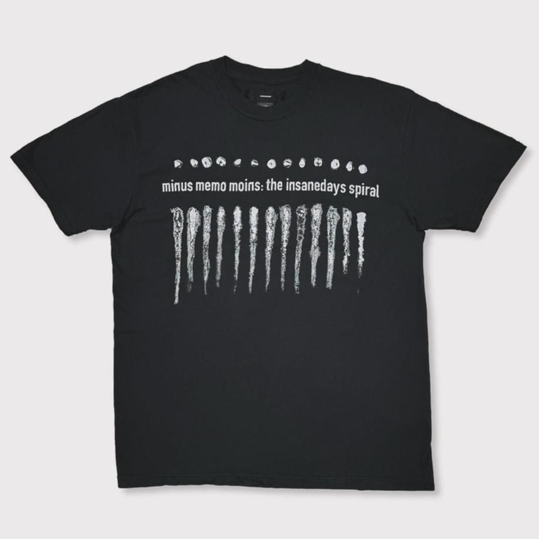 MINUS | ޥʥ BOOTLEG TEE (MONOCHROMESHINE) 5YEARS BLACK  (MTL-BTEE002) 