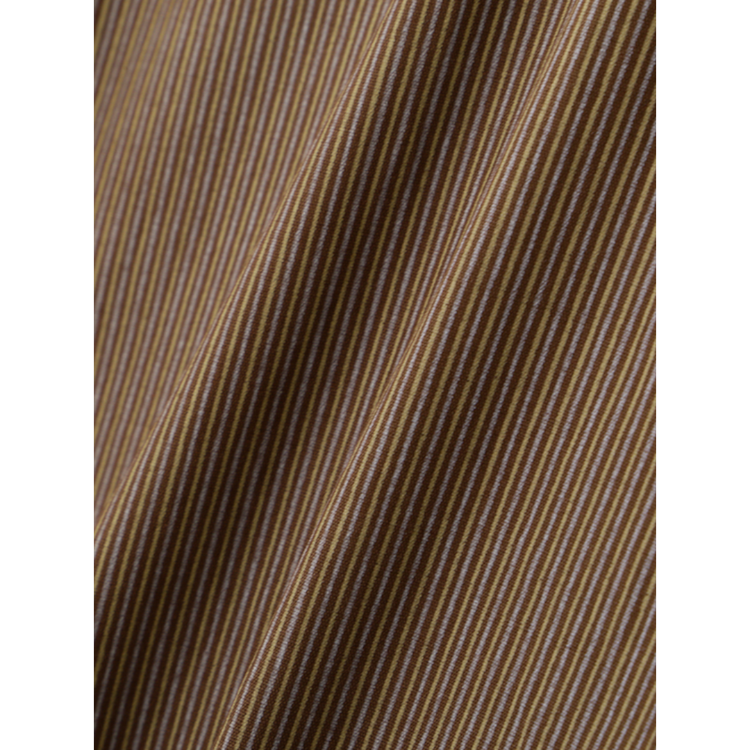 ETRE TOKYO - ストライプボックスシャツ - BROWN | ADDICT WEB SHOP