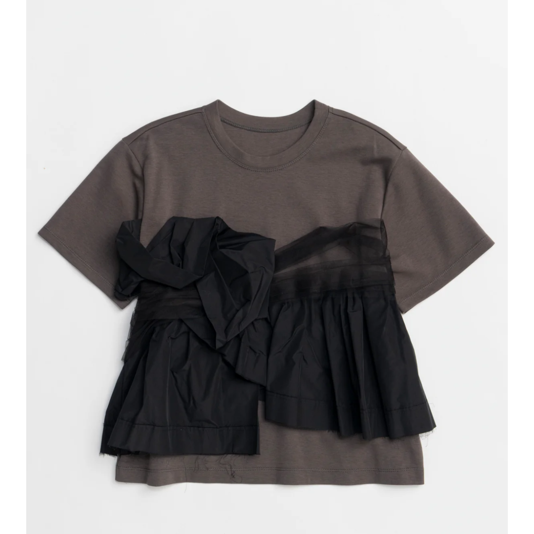 MAISON SPECIAL ڥ᥾󥹥ڥ Docking Twisted T-shirt GRAY (21251415219)
