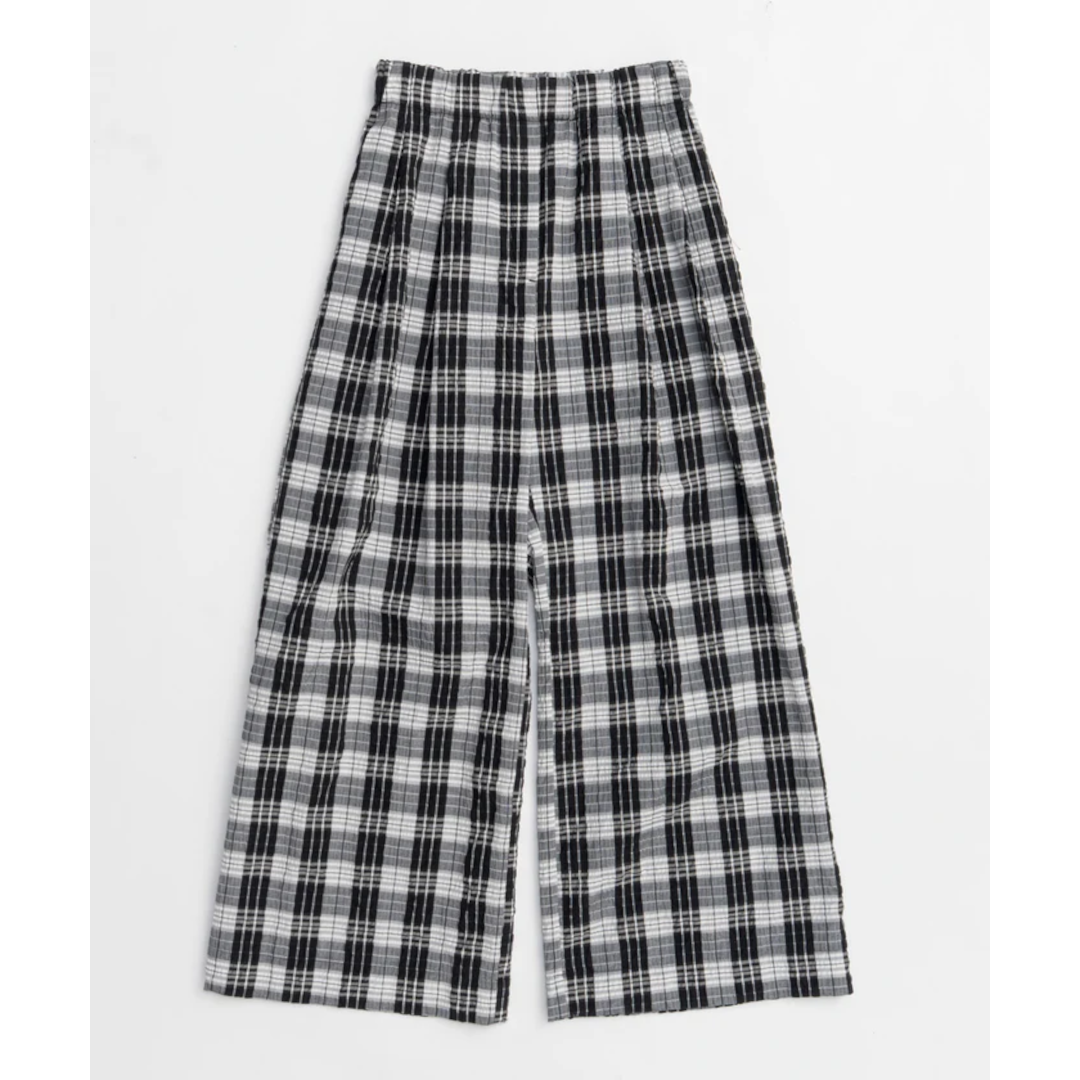 定価14850メゾンスペシャル今季完売品Multi PlaidEasyPants Multi Plaid Easy Pants/マルチチェックイージーパンツ【MAISON