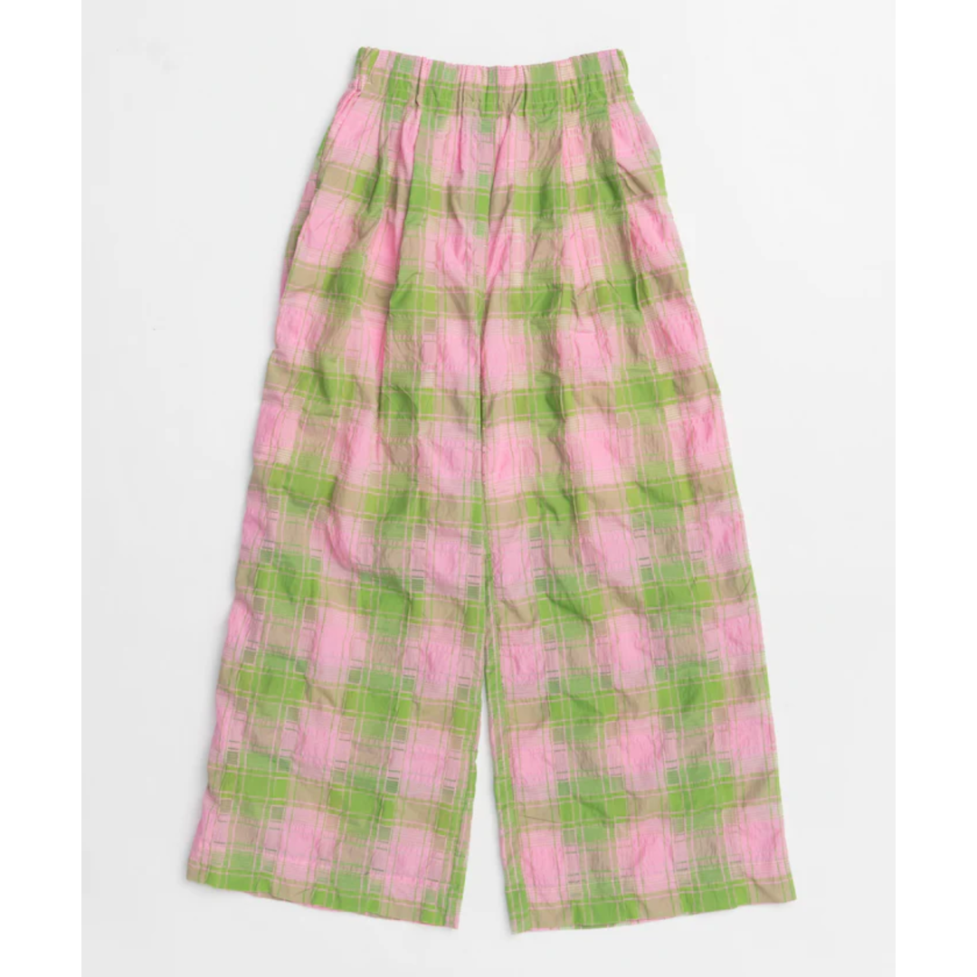 MAISON SPECIAL ڥ᥾󥹥ڥ Multi Plaid Easy Pants PINK(21251465712)