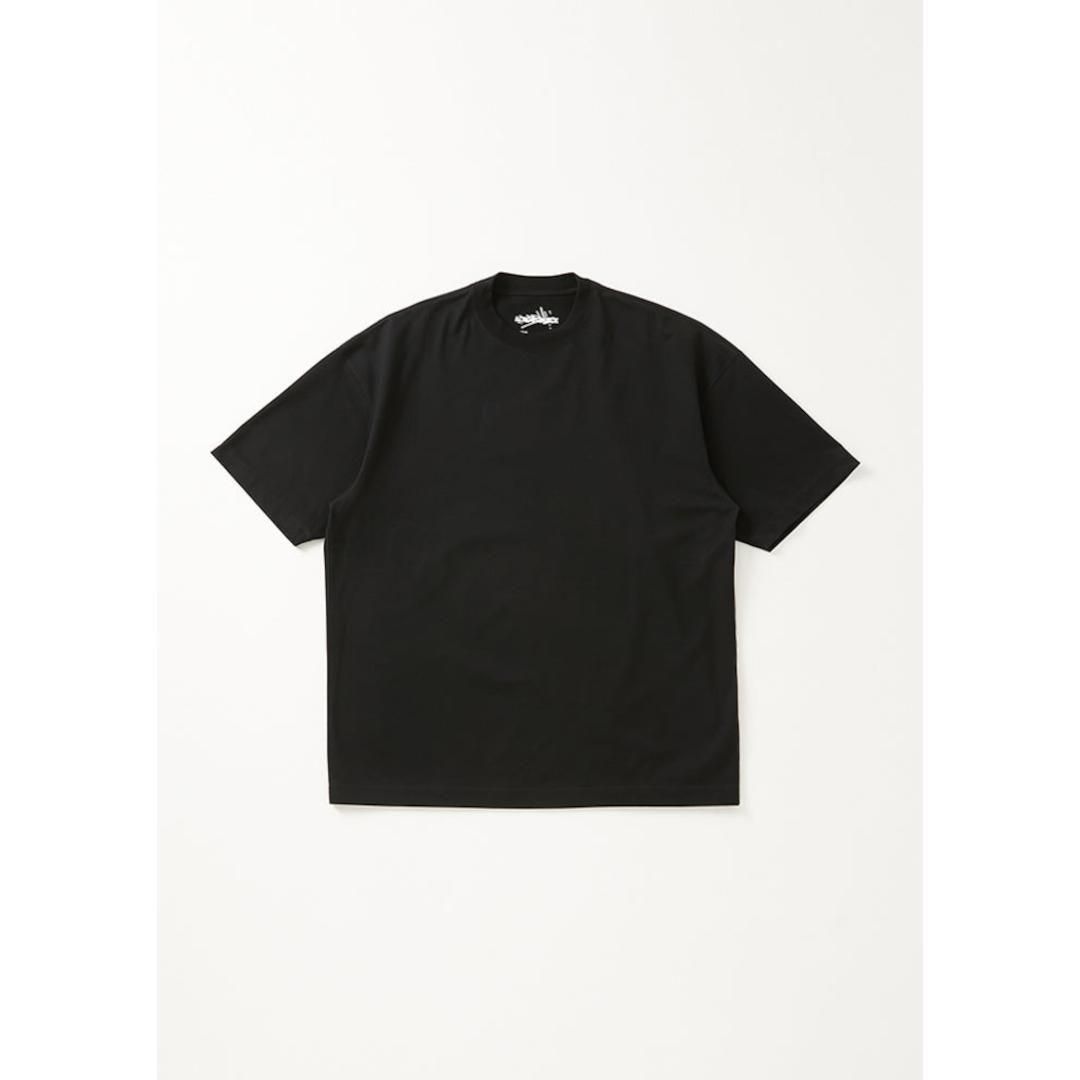 ALMOSTBLACK ڥ⥹ȥ֥å CREW NECK T BLACK  (AB-S25-0000-076)