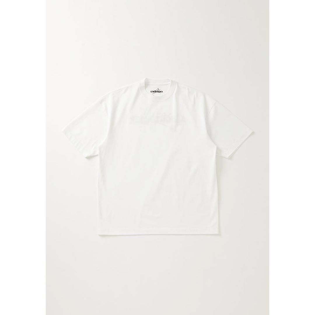 ALMOSTBLACK ڥ⥹ȥ֥å CREW NECK T WHITE (AB-S25-0000-077)