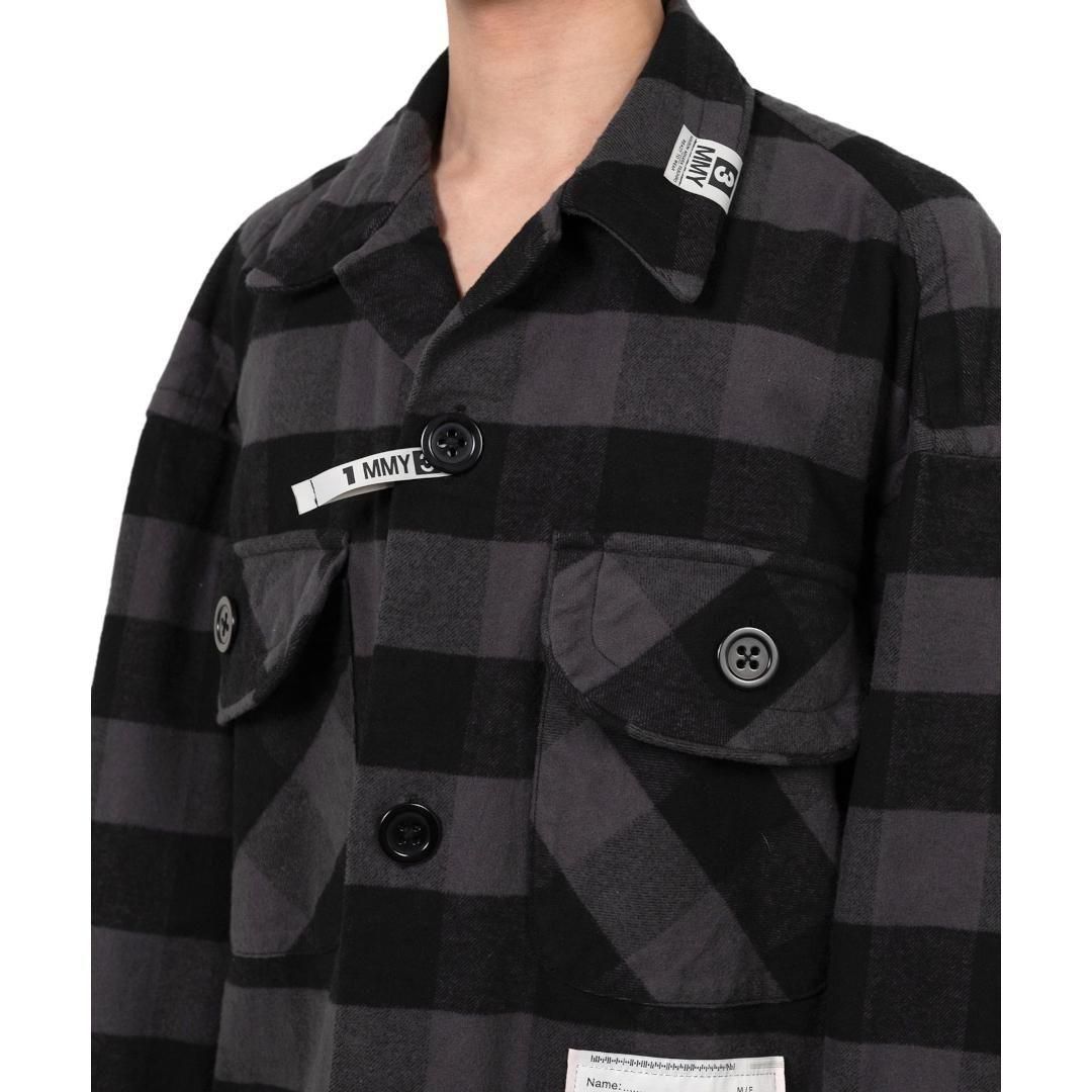 MIHARA YASUHIRO MODIFIED 再構築パッチワークシャツ MIHARA YASUHIRO MODIFIED 再構築パッチワークシャツ フィラ×メゾン