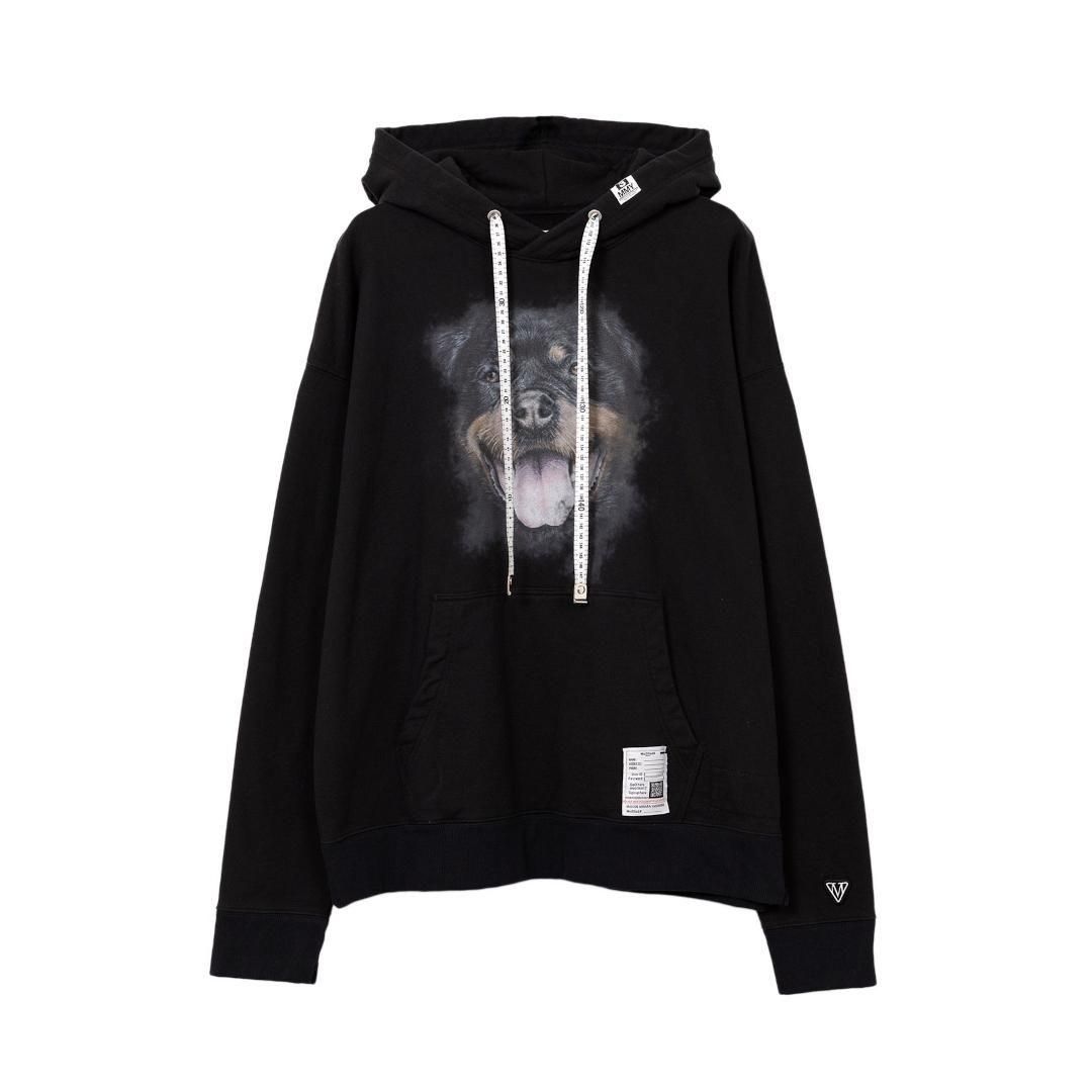  Maison MIHARA YASUHIRO|ߥϥ䥹ҥ  Dog Printed Hoodie  BLACK  (J15HD741)   