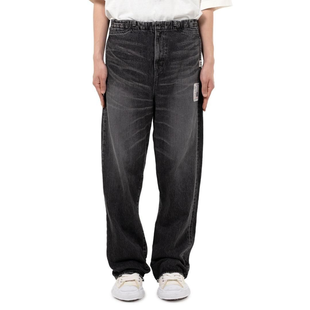 Maison MIHARA YASUHIRO|ߥϥ䥹ҥ  Waist Hem Denim Pants  BLACK (J15PT122) 