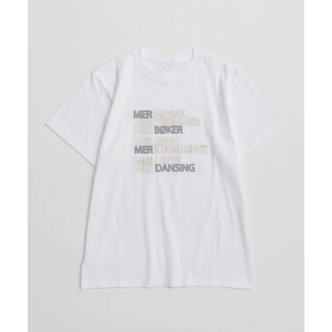 MAISON SPECIAL ڥ᥾󥹥ڥ Love Life Embroidery T-shirt WHITE(21251415324)