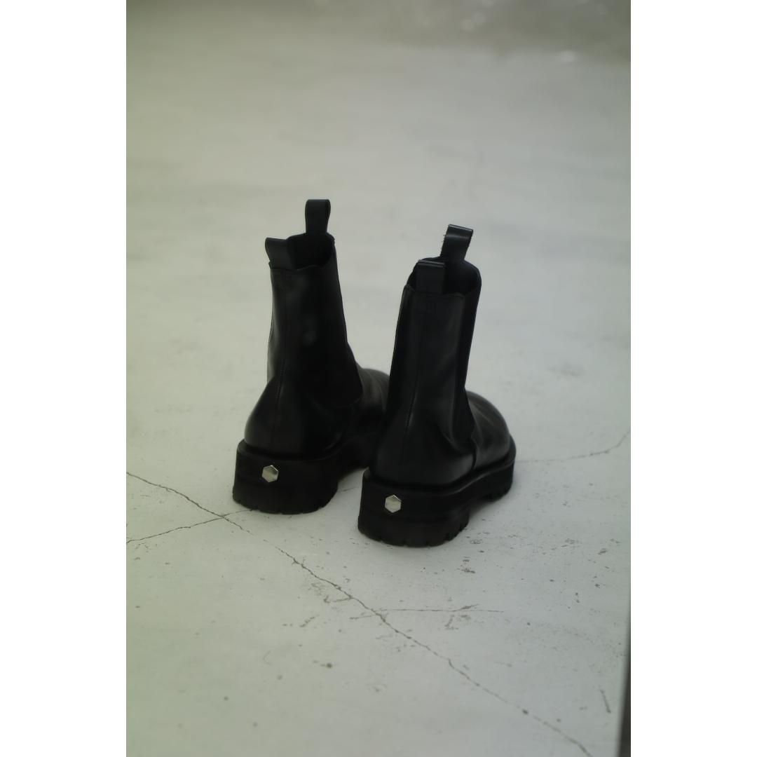 OUAT SPACE BOOTS サイドゴアブーツ ブラック SUEDE BLACK SPACE BOOTS | OUAT