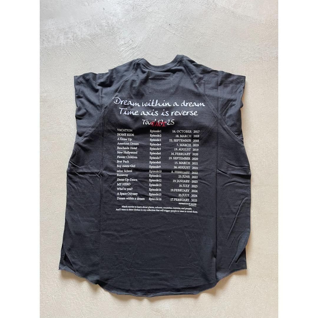 DAIRIKU 25ss Tour Raglan Tee 黒 M 新品未使用 DAIRIKU / ダイリク】Tour Raglan Tee（Tシャツ／カットソー